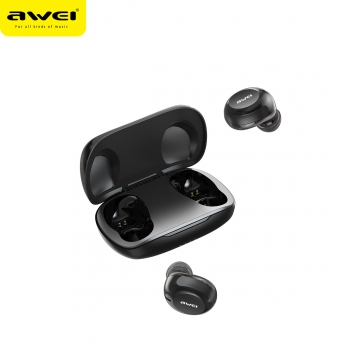 Audífonos Bluetooth Awei T20 TWS con caja de carga