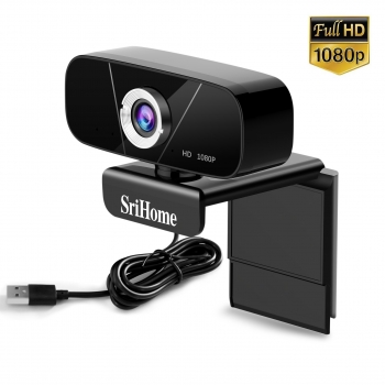 Cámara Web 2MP 1080p Full HD con micrófono SriHome SH003