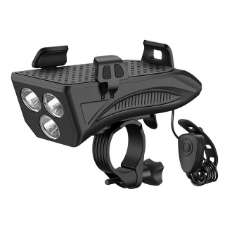 Soporte de teléfono con luz y bocina para bicicleta Rockbros P1-1