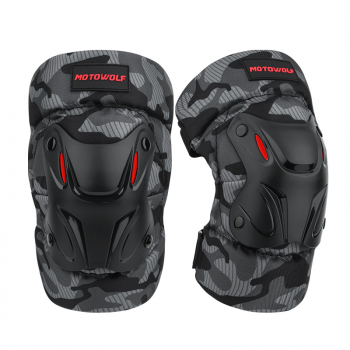 Rodilleras para motociclismo y deportes Motowolf 1010 Camuflaje