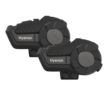 pack 2 Intercomunicadore y manos libre Bluetooth para Moto Hysnox HY-1001 800m