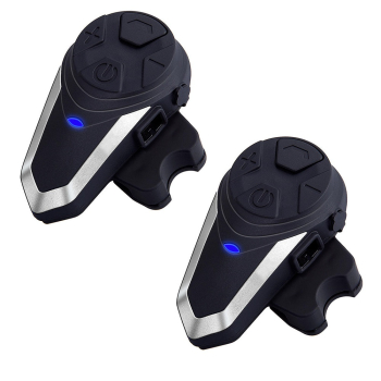 Pack 2 Intercomunicadores y Manos libres Bluetooth FM BT-S3