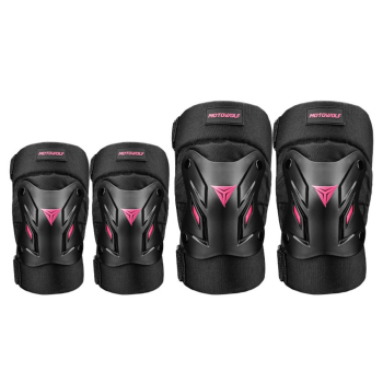 Pack de Rodilleras Cortas y Coderas para Motociclismo  Motowolf 1034HJ-P