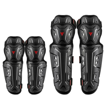 Pack de Rodilleras Largas y Coderas para Motociclismo  Motowolf 1029HJ-BK