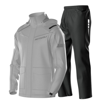 Traje Impermeable para moto y ciclismo Motowolf 0403B-GY