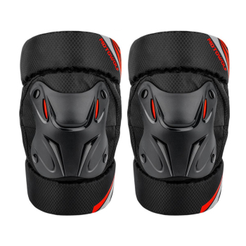 Rodilleras Cortas  para motociclismo Motowolf 1010 Blak-Red